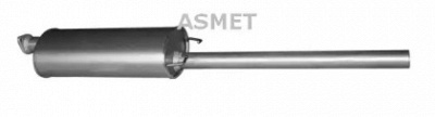 ASMET 07187 -  Средний глушитель выхлопных газов