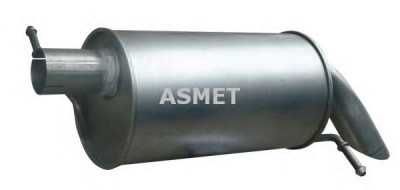 ASMET 07238 - Глушитель выхлопных газов конечный