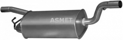 ASMET 07243 -  Средний глушитель выхлопных газов