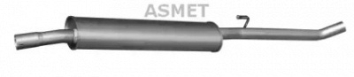 ASMET 09100 -  Средний глушитель выхлопных газов