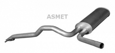 ASMET 10125 -  Глушитель выхлопных газов конечный