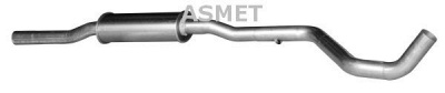 ASMET 16064 - Средний глушитель выхлопных газов