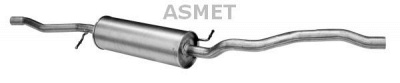 ASMET 19033 -  Средний глушитель выхлопных газов