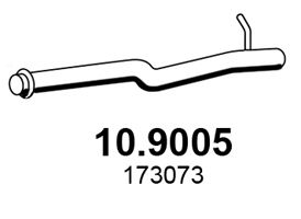 ASSO 109005 -  Труба выхлопного газа