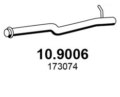 ASSO 109006 -  Труба выхлопного газа