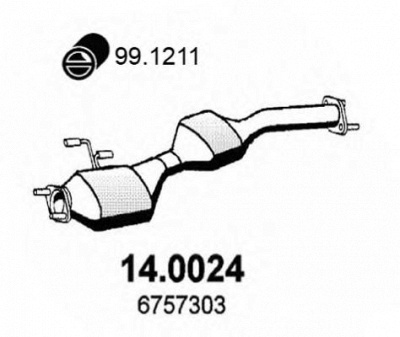 ASSO 140024 -  Катализатор