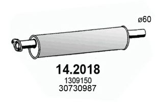ASSO 142018 -  Предглушитель выхлопных газов
