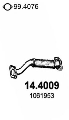 ASSO 144009 -  Труба выхлопного газа