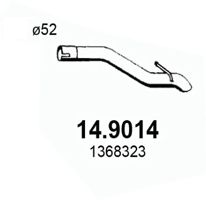 ASSO 149014 -  Труба выхлопного газа