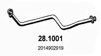 ASSO 281001 -  Труба выхлопного газа