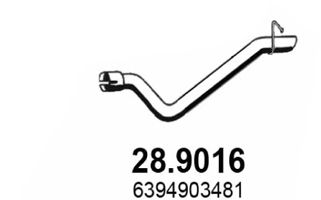 ASSO 289016 -  Труба выхлопного газа