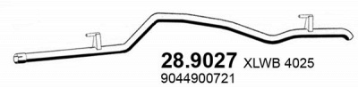 ASSO 289027 -  Труба выхлопного газа