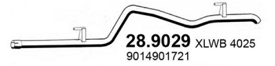 ASSO 289029 -  Труба выхлопного газа