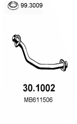 ASSO 301002 -  Труба выхлопного газа