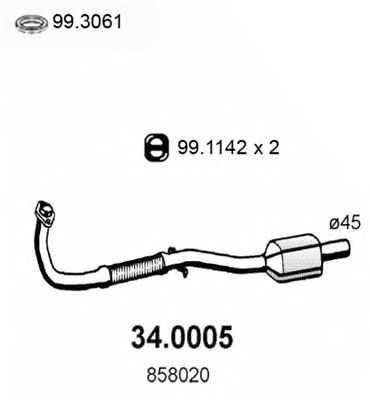 ASSO 340005 -  Катализатор