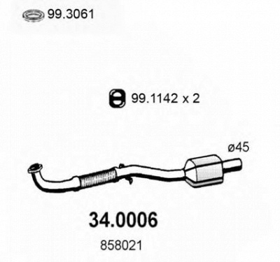 ASSO 340006 -  Катализатор
