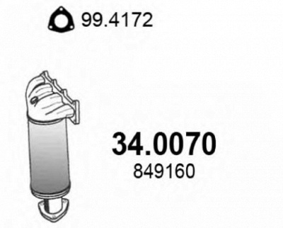ASSO 340070 -  Катализатор