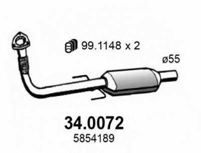 ASSO 340072 -  Катализатор