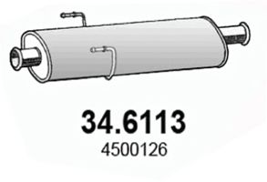 ASSO 346113 -  Средний глушитель выхлопных газов