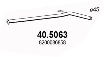 ASSO 405063 -  Труба выхлопного газа