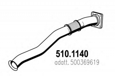 ASSO 5101140 -  Труба выхлопного газа