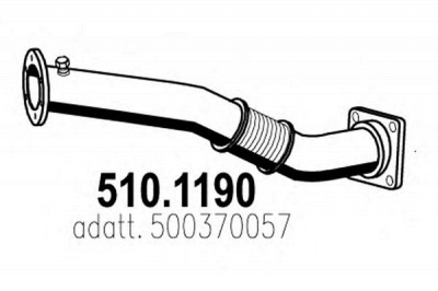 ASSO 5101190 -  Труба выхлопного газа
