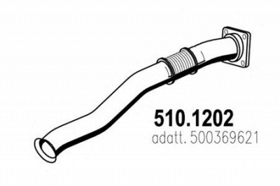 ASSO 5101202 -  Труба выхлопного газа