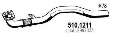 ASSO 5101211 -  Труба выхлопного газа