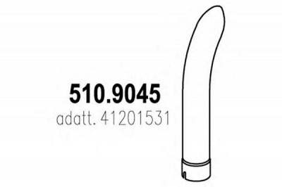 ASSO 5109045 -  Труба выхлопного газа