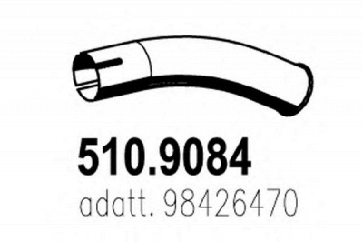 ASSO 5109084 -  Труба выхлопного газа