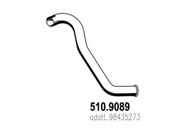 ASSO 5109089 -  Труба выхлопного газа