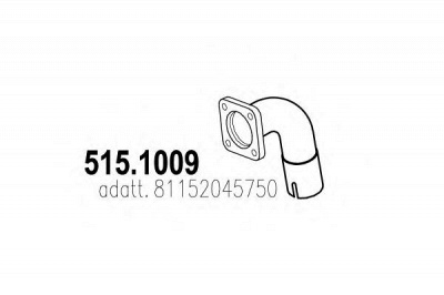 ASSO 5151009 -  Труба выхлопного газа