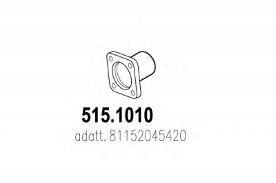 ASSO 5151010 -  Труба выхлопного газа