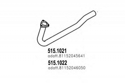 ASSO 5151022 -  Труба выхлопного газа