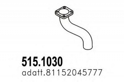ASSO 5151030 -  Труба выхлопного газа