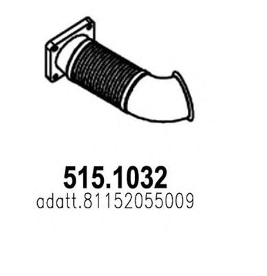 ASSO 5151032 -  Труба выхлопного газа