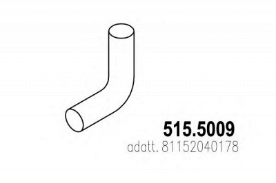ASSO 5155009 -  Труба выхлопного газа