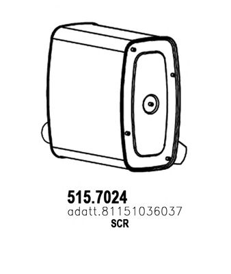 ASSO 5157024 -  Сажевый / частичный фильтр, система выхлопа ОГ