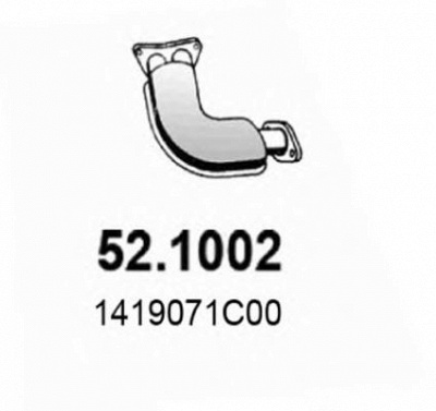 ASSO 521002 -  Труба выхлопного газа