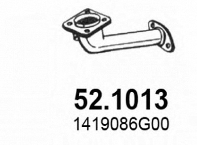 ASSO 521013 -  Труба выхлопного газа