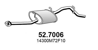 ASSO 527006 -  Глушитель выхлопных газов конечный