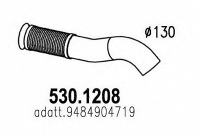 ASSO 5301208 -  Труба выхлопного газа