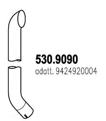 ASSO 5309090 -  Труба выхлопного газа