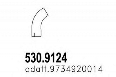 ASSO 5309124 -  Труба выхлопного газа
