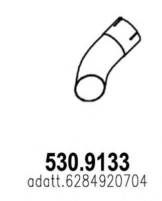 ASSO 5309133 -  Труба выхлопного газа