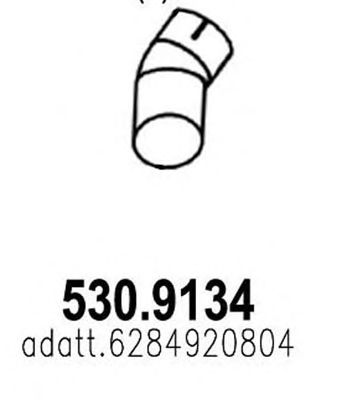 ASSO 5309134 -  Труба выхлопного газа