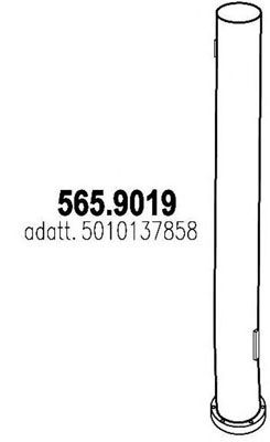 ASSO 5659019 -  Труба выхлопного газа