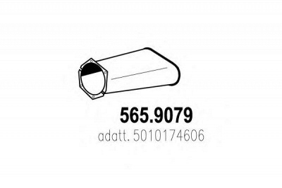 ASSO 5659079 -  Труба выхлопного газа