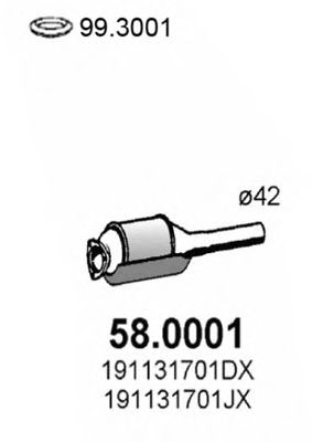 ASSO 580001 -  Катализатор
