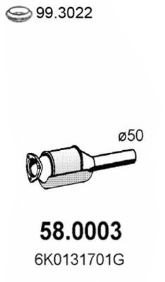 ASSO 580003 -  Катализатор